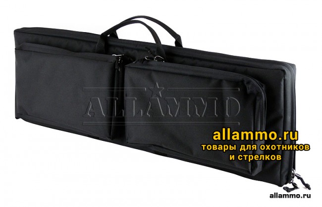 7 (А-7-1ч) Кейс VEKTOR из капрона чёрный, пенополиэтилен, крепление "молле"с отделениями под магазины