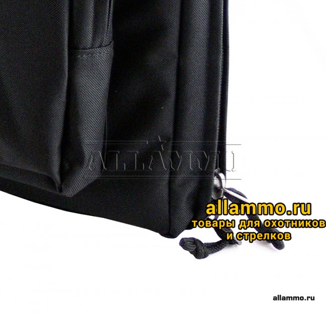 11 (А-7-1ч) Кейс VEKTOR из капрона чёрный, пенополиэтилен, крепление "молле"с отделениями под магазины