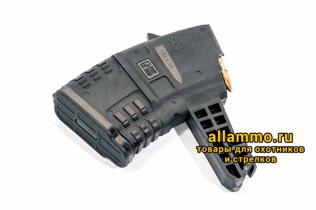 Магазин Pufgun на СКС 7,62х39 10 патронов, (возм. укорочения)