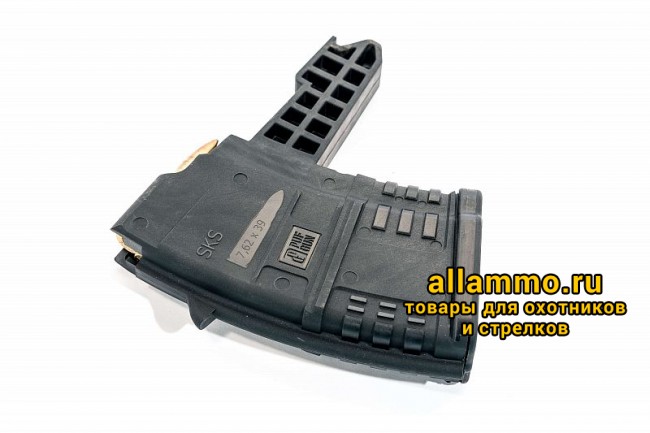 Магазин Pufgun на СКС 7,62х39 10 патронов, (возм. укорочения)