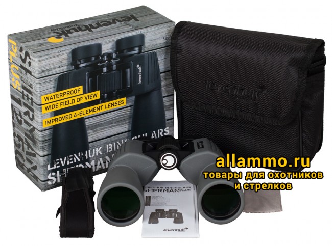 Бинокль Levenhuk Sherman PLUS 12x50