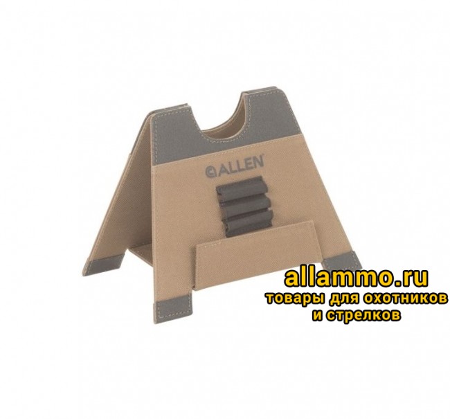 (18405) Опора Allen для оружия, высота 14см, жесткая, складная, 22х18х1,3см. 