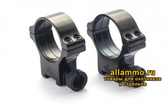 011-11-30-15-M Быстросъемные кольца Rusan Prism 30мм на призму 11мм на винтах ВН=15мм