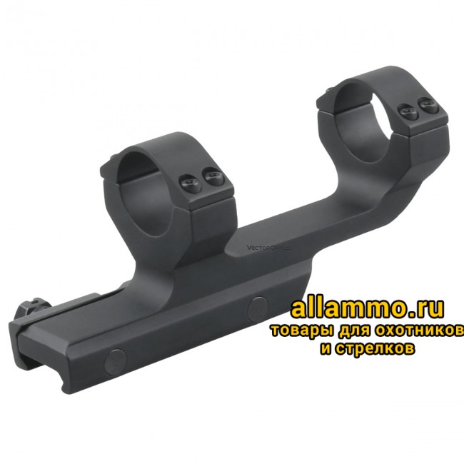 Кронштейн моноблок Vector Optics кольца 25.4мм, H=40мм, на Picatinny (SCTM-62)