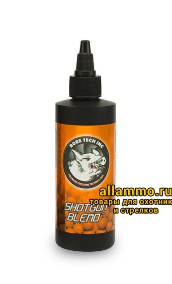 bd736993eab47b2eeac1506fbf6ac6bb.jpg Bore Tech SHOTGUN BLEND - средство универсальное от нагара, пластика, свинца для гладк.оружия, 118мл. (BTCN-20004)