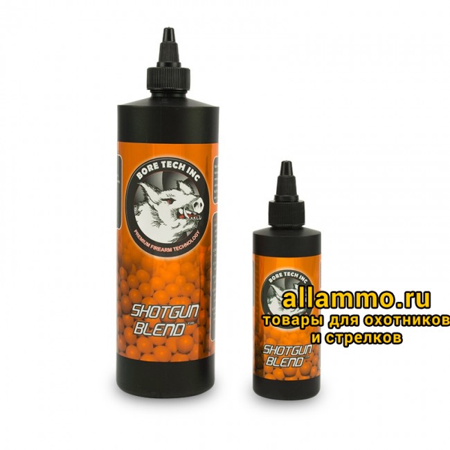 499010772bc4b6fb67fd746619a76af4.jpg Bore Tech SHOTGUN BLEND - средство универсальное от нагара, пластика, свинца для гладк.оружия, 118мл. (BTCN-20004)