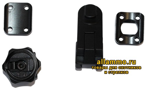 1024-40128 Быстросъемный поворотный кронштейн MAK под LM-призму с основаниями на Browning X-Bolt KR=34мм BH=17мм