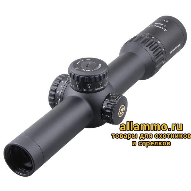 Оптический прицел Vector Optics Continental 34mm X6 1-6x28 FFP Zero Stop кольца 34мм