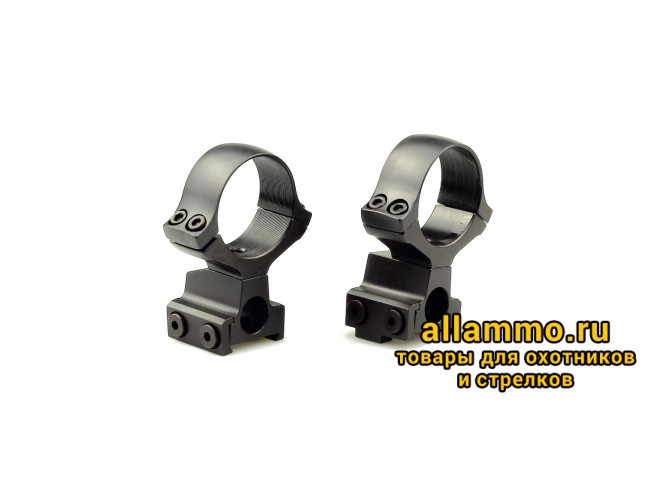 Кольца раздельные KOZAP CZ550/557 Classic D30мм с окном визира BH14.8 (No.12*) низкие