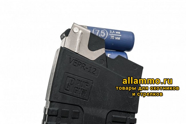 1b9b35c9f5a872f0d293ef223fcf4507.jpg Магазин Pufgun на Вепрь-12 SPORT калибр 12, 10 патронов полиамид