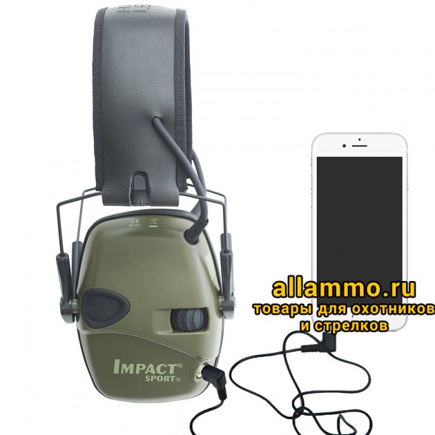 c69f9401c89db92e73daa761fef2c721.jpg Наушники активные Howard Impact Sport, стерео, SNR 25dB, NRR22dB