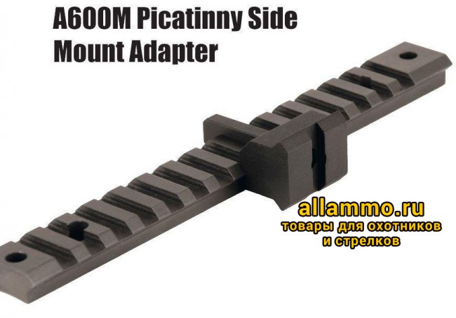 База weaver Warne A600M на планку weaver под 90 градусов