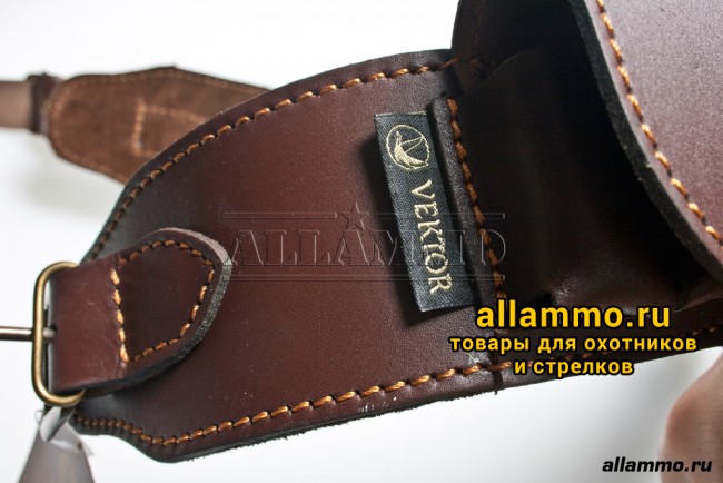 IMG_5462.jpg Патронташ Вектор закрытый из натуральной кожи на 25 патронов 12/16 калибра (П-42)