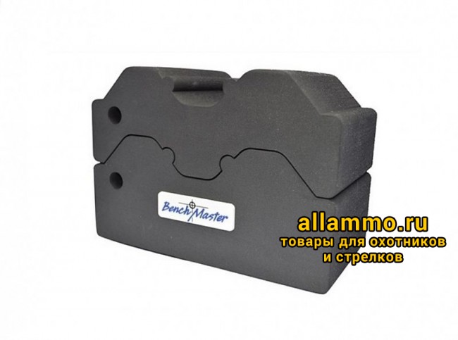 e533eeca066ca87415c8a7391929e26a.jpg (BMWRABB3) Опора Benchmaster для оружия наборная,3 части, прорезиненная основа, макс. 20,3х19х10,1 см.