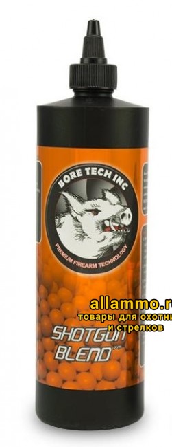4fb4fdc7c0b938980c89db235516ea08.jpg Bore Tech SHOTGUN BLEND - средство универсальное от нагара, пластика, свинца для гладк.оружия, вес 473мл. (BTCN-20016)
