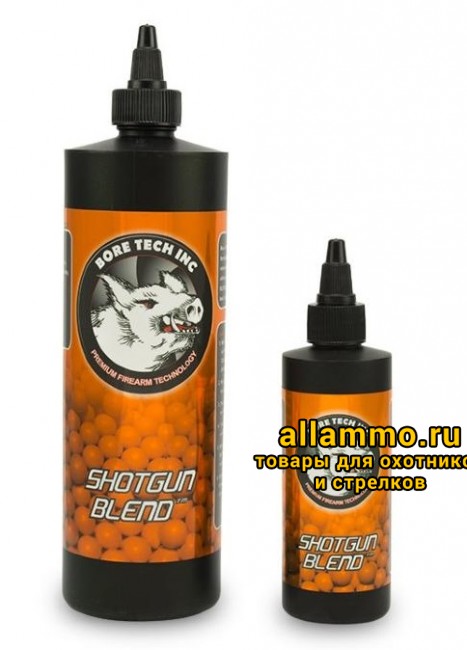 c135c275211d55ebf991b04180b87ee8.jpg Bore Tech SHOTGUN BLEND - средство универсальное от нагара, пластика, свинца для гладк.оружия, вес 473мл. (BTCN-20016)