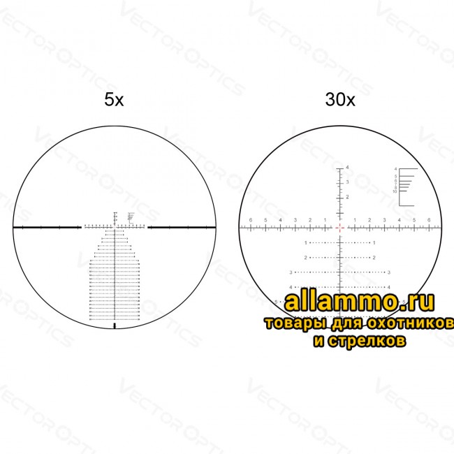 Оптический прицел Vector Optics Continental 5-30x56 FFP кольца 34 мм