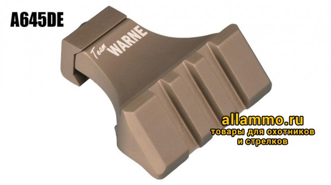 База weaver Warne A645TW на планку weaver под 45 градусов