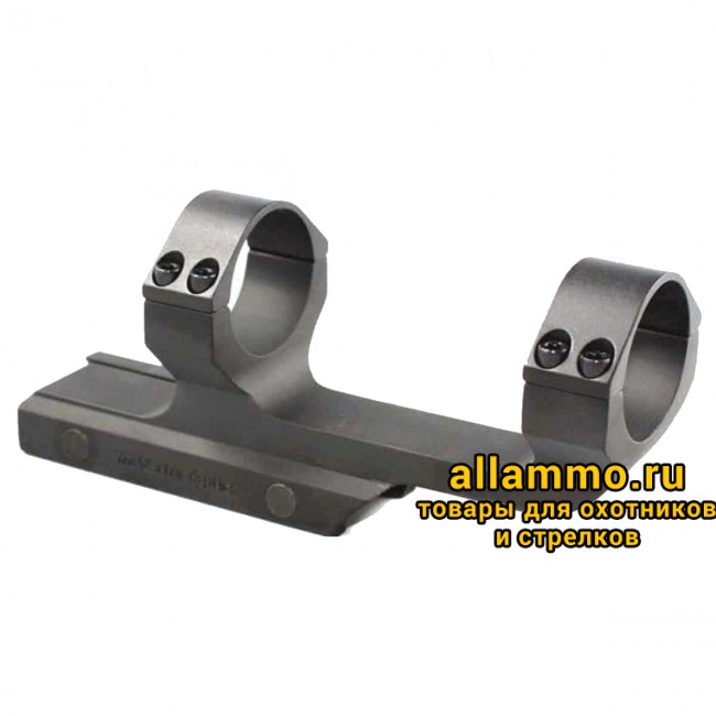 Кронштейн моноблок удлиненный Vector Optics кольца 30мм, на Picatinny (SCTM-24A)