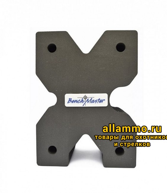 (BMWRXBLK) Опора Benchmaster для оружия, X-образная, вырезы на 4 стороны, 20,3х15,2х10,1 см. 