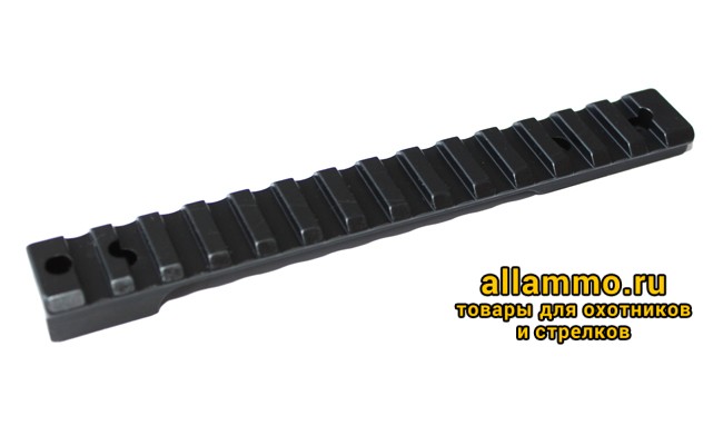 21196 5520-50010 Единое основание MAK Weaver на Mauser K98 Short S=152мм E=101мм BH=5мм