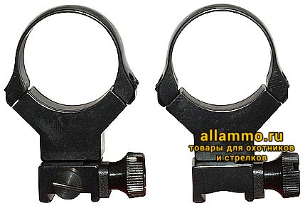 134-87000 Быстросъемные кольца Apel EAW 30мм на призму 11 мм BH=26мм