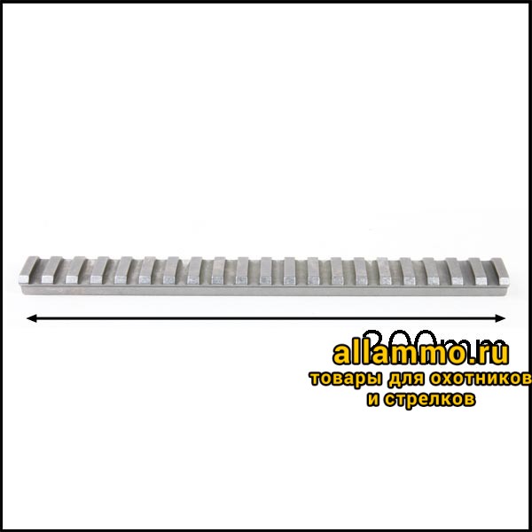 Основание Recknagel (заготовка) на Weaver Blank BH10мм (алюминий) 204мм (57150-0120)