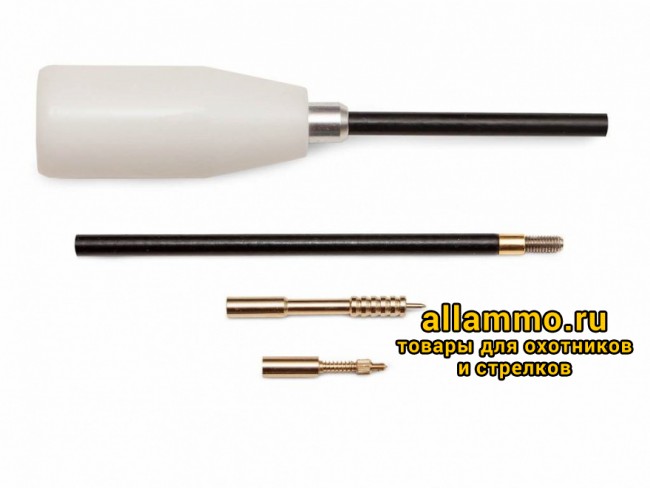 7a32f53466aaac21db23cce50d84d102.jpg Шомпол ЧИСТОGUN кал. .17-.20 стержень 4,35 мм в оплетке с подшипником, резьба папа 5/40, 65см (CH-17C-90)