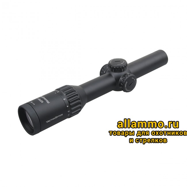 Оптический прицел Vector Optics Continental Tactical 1-6x24 SFP кольца 30 мм