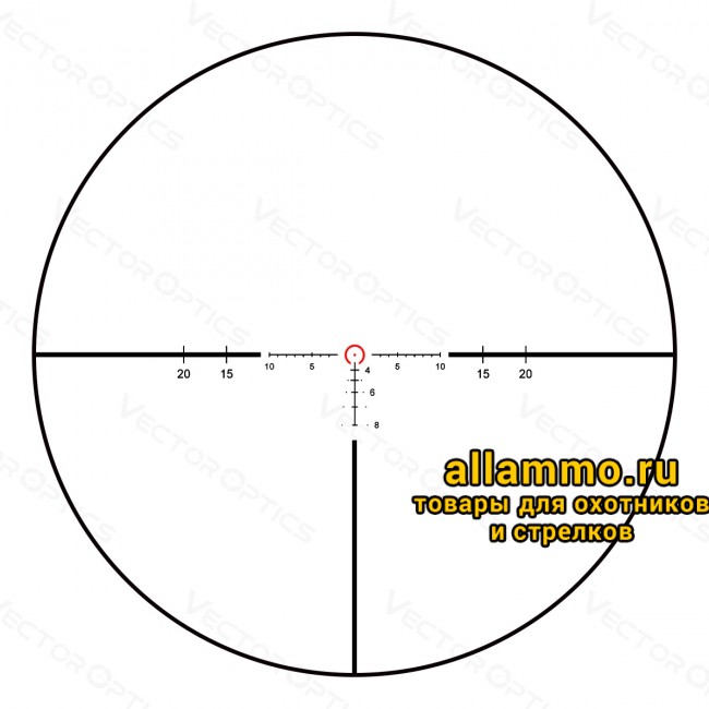 Оптический прицел Vector Optics Continental Tactical 1-6x24 SFP кольца 30 мм