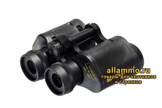 Бинокль КОМЗ Байгыш БПЦс6 8х30 обрезиненный с угломерной сеткой, рубиновое покрытие