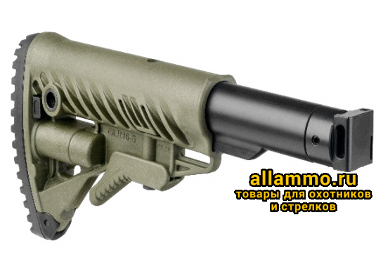 Телескопический приклад FAB Defense M4-SAIGA складной для САЙГИ/AK-74M/АК-100-ые серии