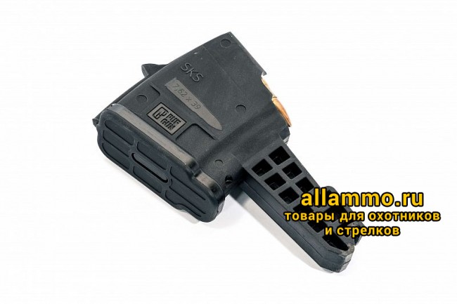 Магазин Pufgun на СКС 7,62х39 5 патронов, (возм. укорочения)