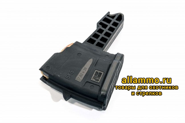 Магазин Pufgun на СКС 7,62х39 5 патронов, (возм. укорочения)