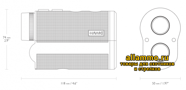 Снимок экрана 2019-04-30 в 17.00.25 Лазерный дальномер Hawke LRF 600 PRO