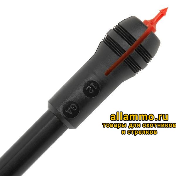 269985806e92a41fb369bee8f0aab8eb.jpg Вишер Bore Tech Shotgun JAG для ружей, калибр 12, резьба папа - 5/16-27, подвижные лепестки, нейлон, черный (BTSG-100-12)