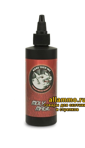 b94ad6cfb0ad0018757de732ef9917ef.jpg Bore Tech MOLY MAGIC - средство для удаления молибдена из канала ствола, 118мл. (BTCM-15004)