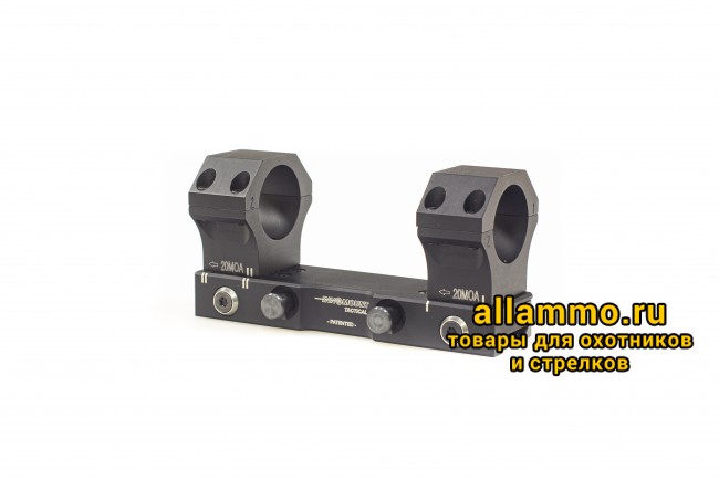 60-30-23-00-200-20MOA Быстросъемный кронштейн Innomount Tactical на Weaver кольца 30мм, BH=23мм, наклон 20MOA
