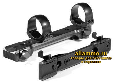 Крепление быстросъёмное Tikka T3 26мм(5074-26107) 5074-26107 Быстросъемное единое основание MAK кольца 26мм на Tikka T3 BH=5мм