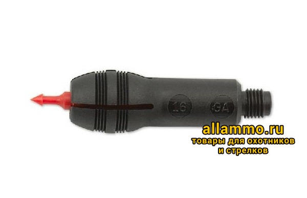 Вишер Bore Tech Shotgun JAG для ружей, калибр 16, резьба папа - 5/16-27, подвижные лепестки, нейлон, черный (BTSG-100-16)