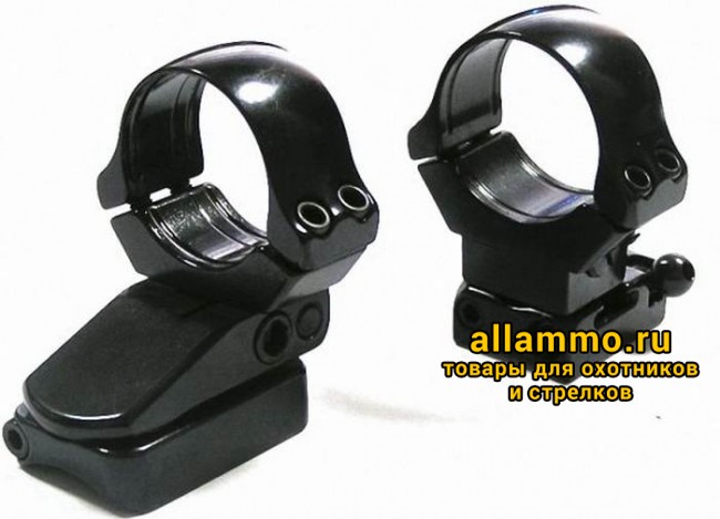 0ba0c57bdfe1b5543990648621487a8e.jpg 307-00003 Быстросъемные поворотные кольца Apel EAW 26мм с основаниями на BAR KR=26мм BH=22мм