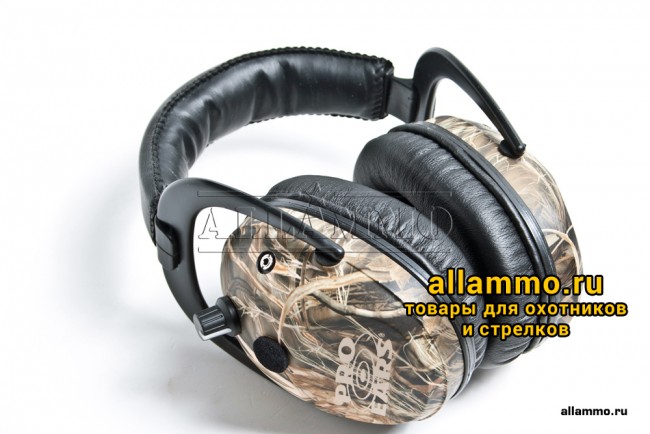 Наушники активные Predator Gold камуфляжные стерео, складные (США)