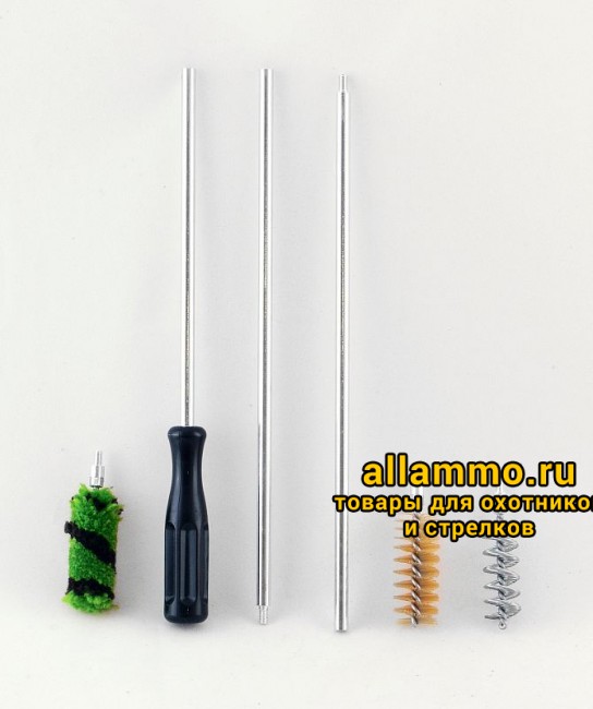 Набор для чистки ShotTime кал.16, для гладк.оружия, металлический шомпол + 3 ерша