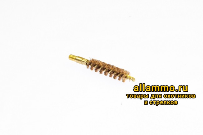 Бронзовый ершик J.DEWEY TACTICAL короткий .30 калибр (7,62 мм) резьба папа 8/32 (TB-30)