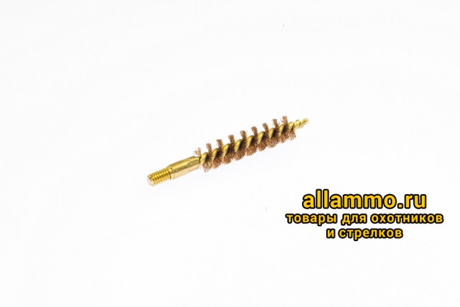 Бронзовый ершик J.DEWEY TACTICAL короткий .30 калибр (7,62 мм) резьба папа 8/32 (TB-30)