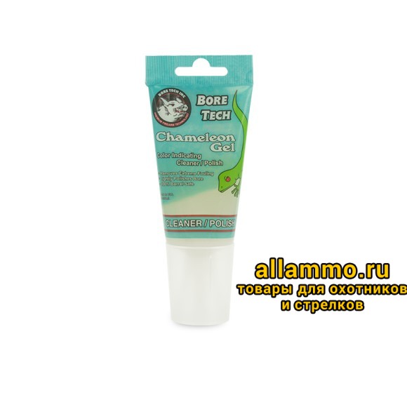 Bore Tech CHAMELEON - гель для экстра чистки и полировки ствола с цвет.индикатором от нагара, меди, свинца, 60мл.(BTCK-40002)