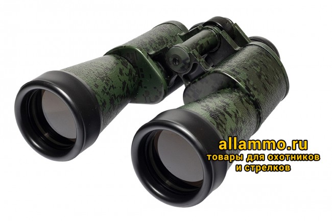 Бинокль КОМЗ Байгыш БПЦ 15х50 камуфляж Пиксель