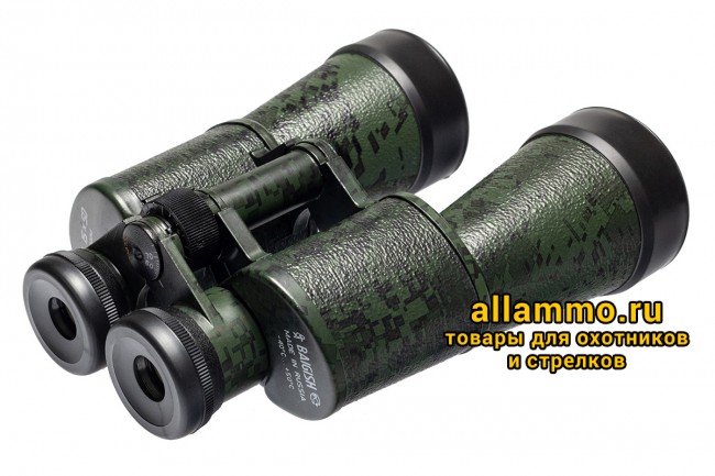 Бинокль КОМЗ Байгыш БПЦ 15х50 камуфляж Пиксель