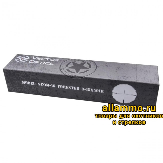 Оптический прицел Vector Optics Forester 3-15x50 SFP кольца 30мм