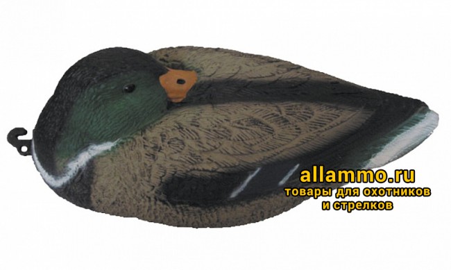 Чучело Кряквы BIRDLAND (не складной пластик) селезень спящий (7322)
